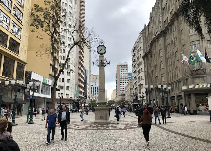 Vista da Rua XV de Novembro